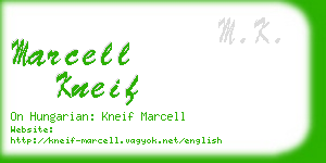 marcell kneif business card